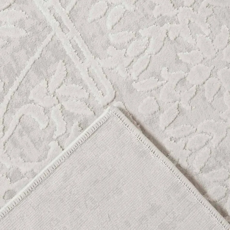 Designtæpper med beige design i polyester og viskose - Occitania Viadurini