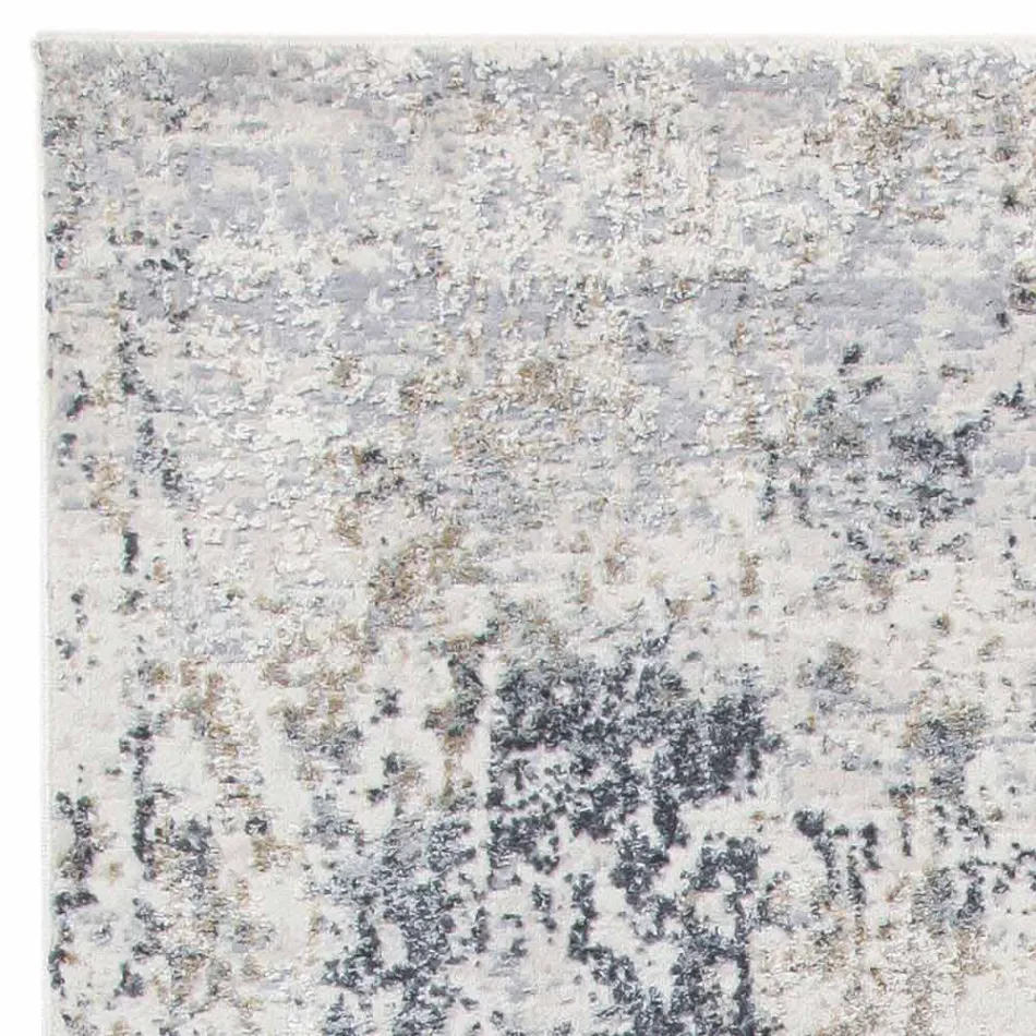 Designtæpper med beige design i polyester og viskose - Occitania Viadurini