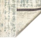 Håndvævet designtæppe i uld og bomuld til stuen - kobber Viadurini