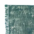 Etnisk farvet rektangulær stofbeklædning med kvaster - Fibraù Viadurini