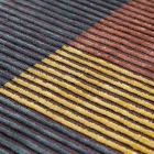 Håndlavet modulært farvet viskosetæppe vævet i Indien - Gilberto Viadurini