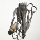 Håndlavet modulært farvet viskosetæppe vævet i Indien - Gilberto Viadurini