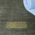 Håndlavet modulært farvet viskosetæppe vævet i Indien - Gilberto Viadurini