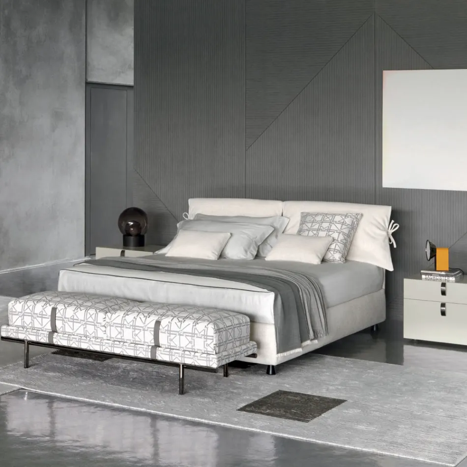 Håndlavet modulært farvet viskosetæppe vævet i Indien - Gilberto Viadurini