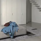 Håndlavet modulært farvet viskosetæppe vævet i Indien - Gilberto Viadurini