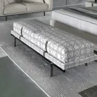 Håndlavet modulært farvet viskosetæppe vævet i Indien - Gilberto Viadurini