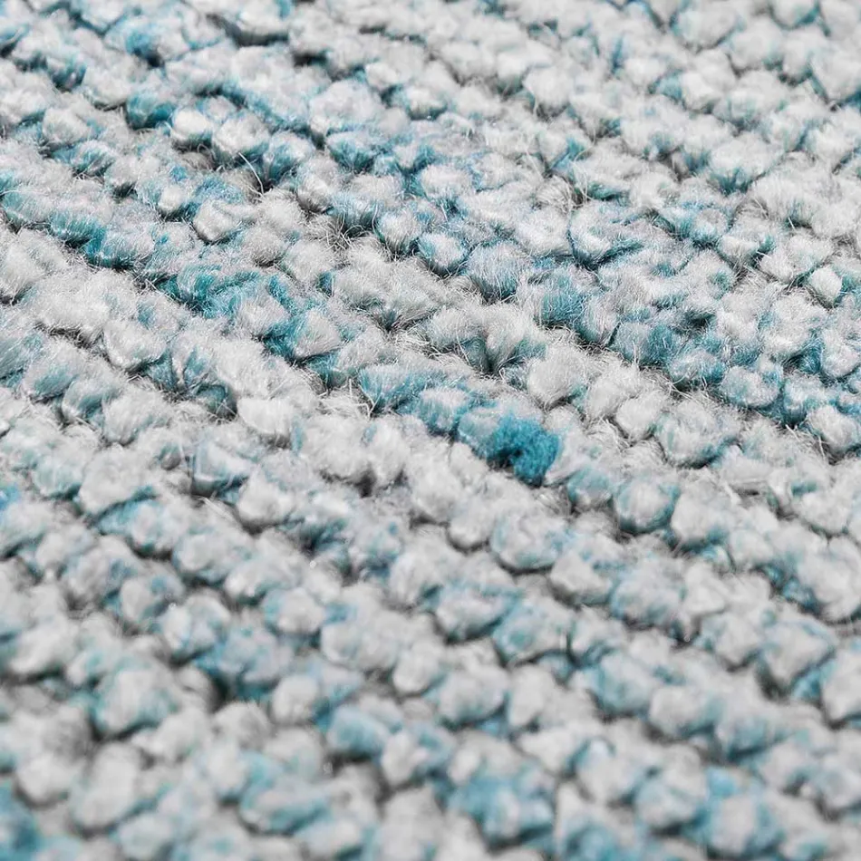 Håndlavet tæppe vævet i Indien Højkvalitets uld og bambussilke - Anella Viadurini