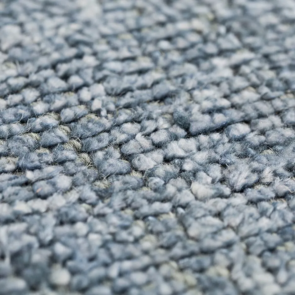 Håndlavet tæppe vævet i Indien Højkvalitets uld og bambussilke - Anella Viadurini