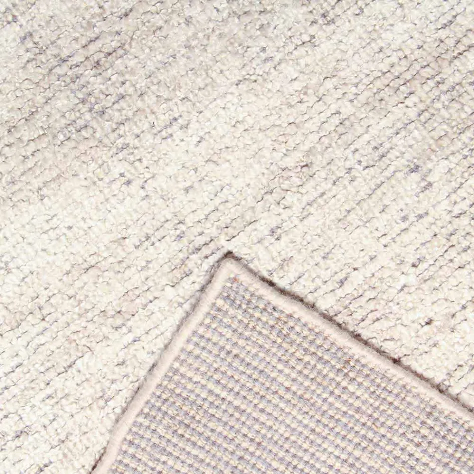 Stor skyggefuld og moderne design tæppe med kant - Brunilde Viadurini