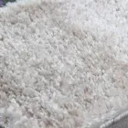 Stort silke og bomuld moderne design tæppe farvet langt hår - Etesia Viadurini