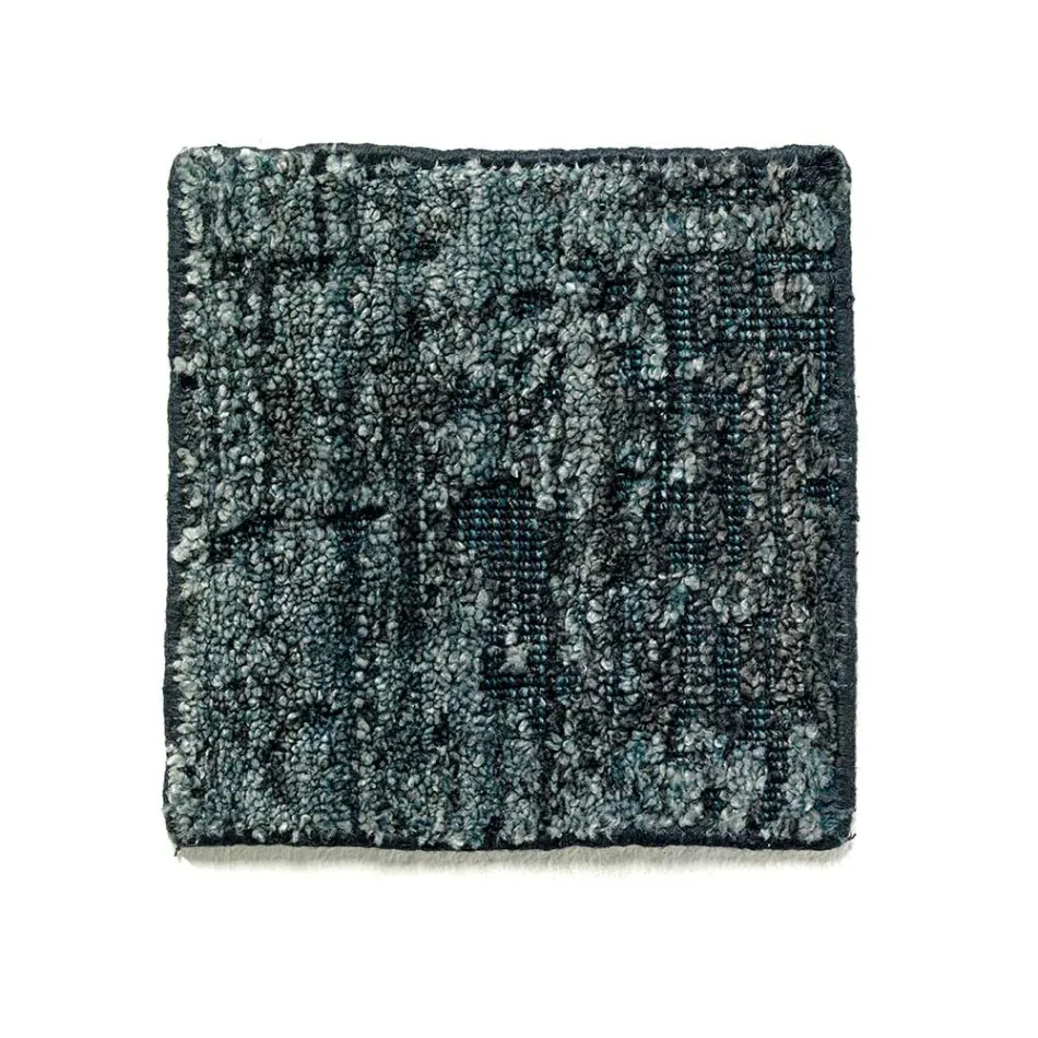 Moderne håndknyttet stuetæppe i bambussilke og bomuld - Buba Viadurini