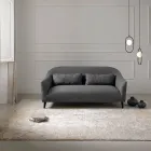 Moderne Elegant Design Stue Tæppe i Bambus Silke og Uld - Pasha Viadurini