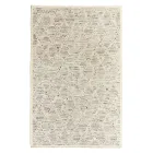 Moderne tæppe i uld og bomuld elfenben med fantasi til stuen - Peppo Viadurini