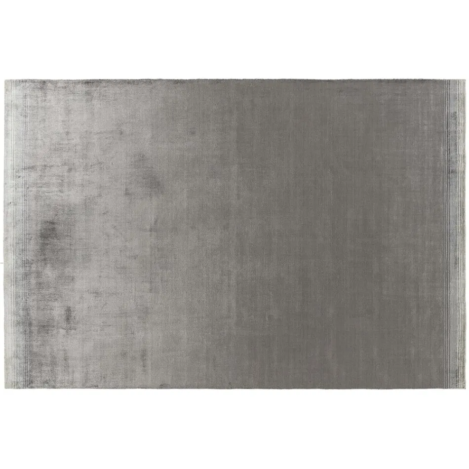 Håndlavet stuetæppe i højkvalitets viskose vævet i Indien - motorhjelm Viadurini