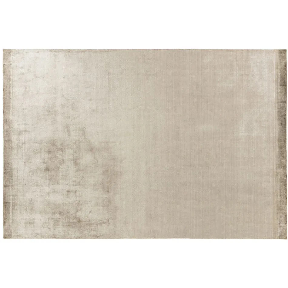 Håndlavet stuetæppe i højkvalitets viskose vævet i Indien - motorhjelm Viadurini