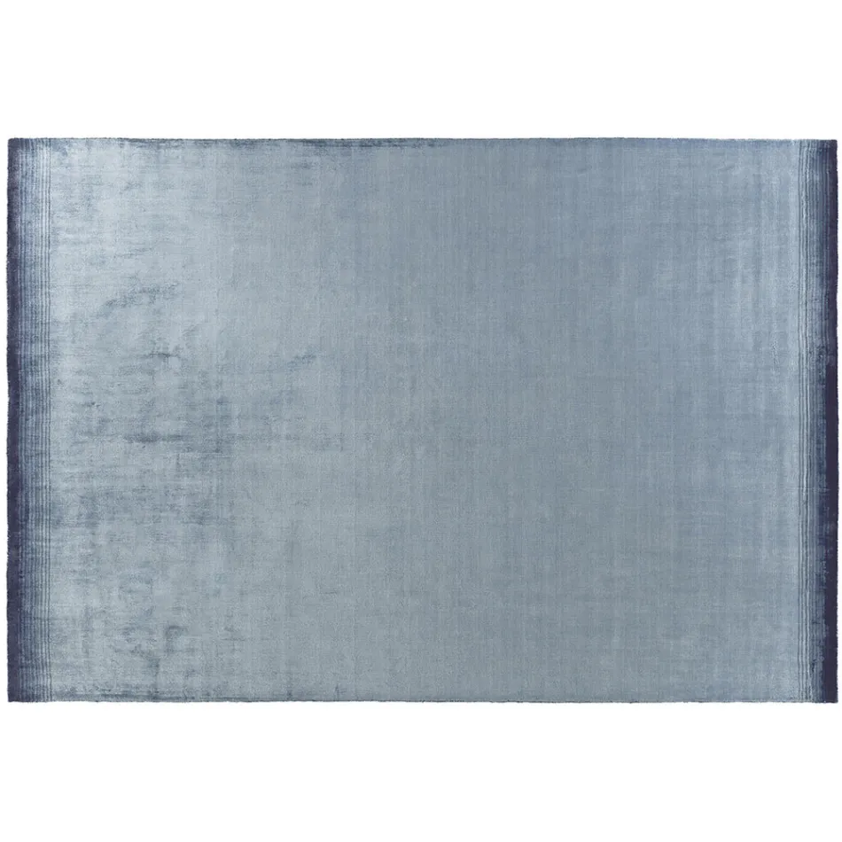 Håndlavet stuetæppe i højkvalitets viskose vævet i Indien - motorhjelm Viadurini