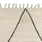 Uld og bomuld Stuetæppe med moderne geometrisk design - Metria Viadurini