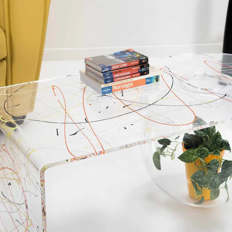 Moderne plexiglasbrobord lavet i Italien, Bolly Viadurini