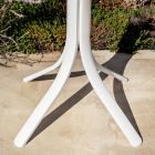 Højt udendørs barbord med 4 ben i aluminium i 2 farver - Filomena Viadurini