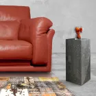 Højt sofabord i Fossil Stone Grey finish - Florida Viadurini