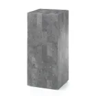 Højt sofabord i Fossil Stone Grey finish - Florida Viadurini
