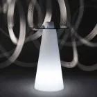 Slide Peak high table (H120) polyethylen og glas fremstillet i Italien Viadurini