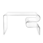 Dennis Transparent Plexiglas Sofabord Lavet i Italien Viadurini