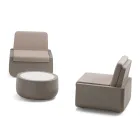 Design udendørs sofabord i HPL og polyethylen Fremstillet i Italien - Belida Viadurini