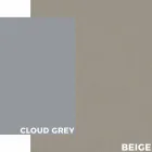 Moderne udendørs sofabord i aluminium og laminat - Carmine2 Viadurini