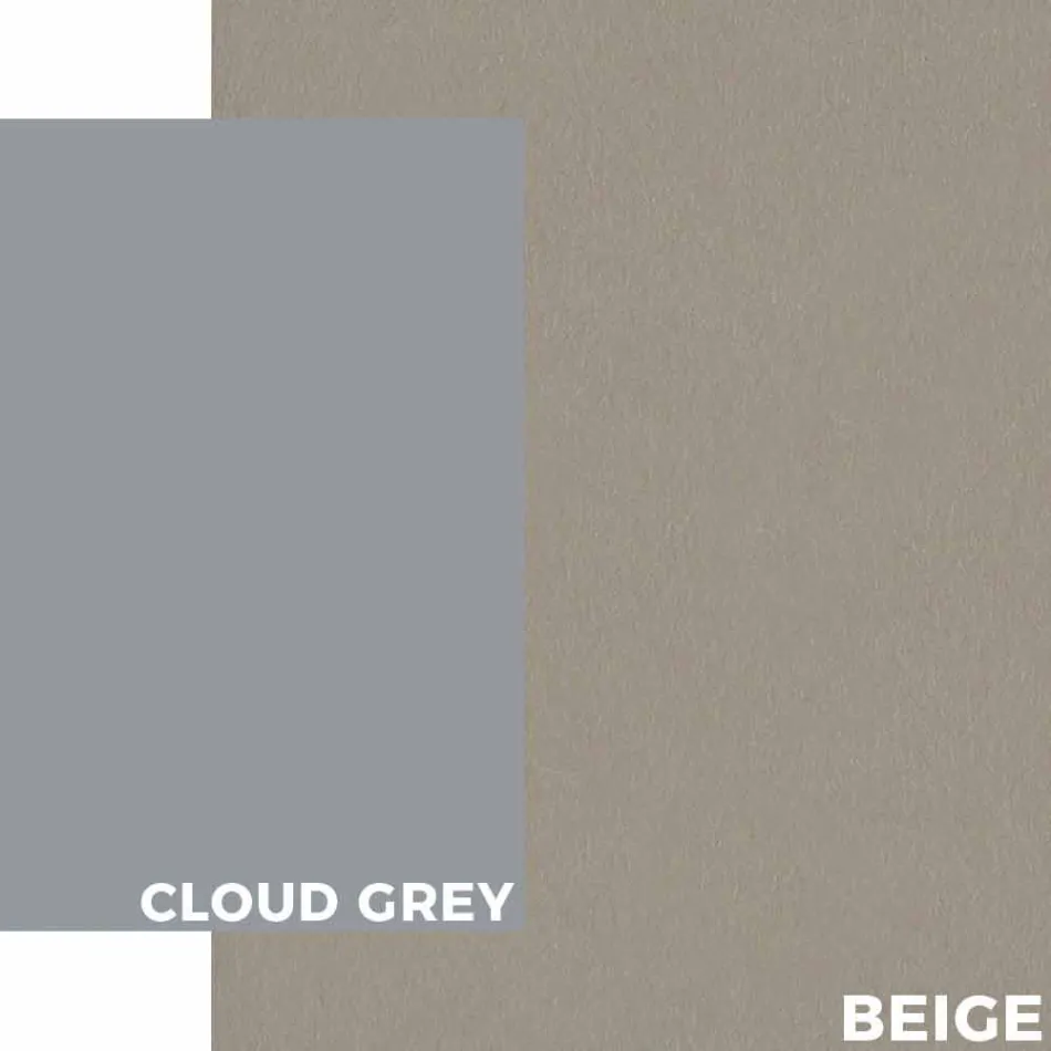 Moderne udendørs sofabord i aluminium og laminat - Carmine2 Viadurini