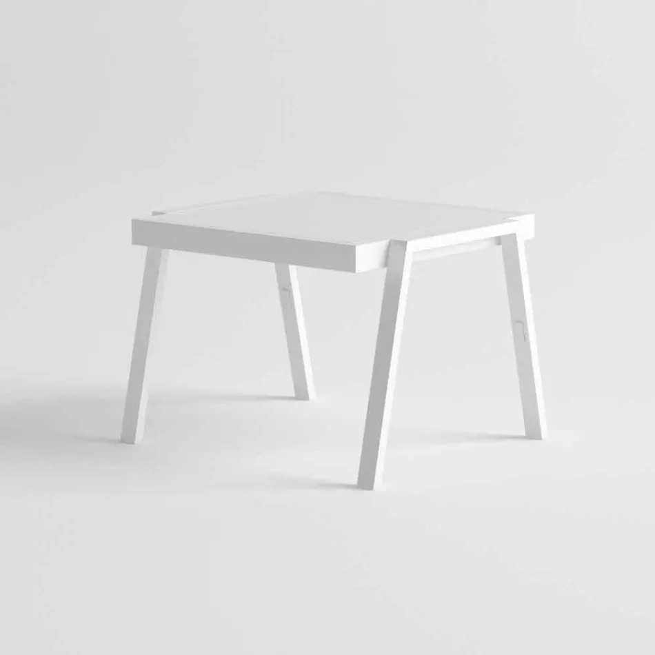 Moderne udendørs sofabord i aluminium og laminat - Carmine2 Viadurini