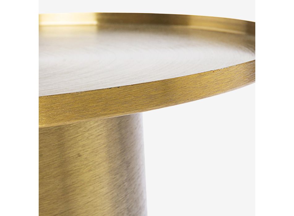 Design sofabord i messingbelagt stål - Kakta Viadurini