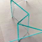 Lavt sofabord i ekstra klart glas 2 størrelser fremstillet i Italien - tilfældigt Viadurini