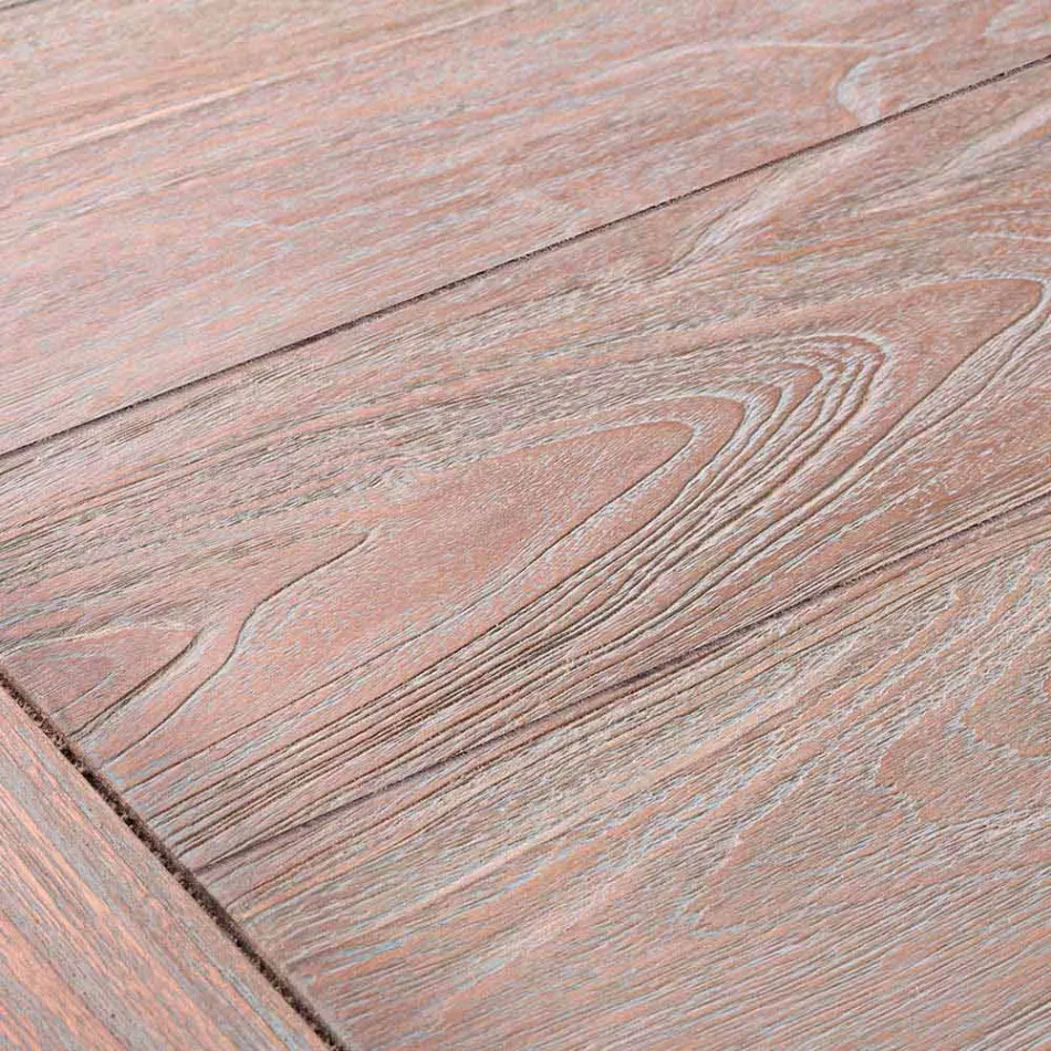 Homemotion - Nusadua Natural Low Teak Design udendørs sofabord Viadurini