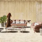 Lav bordplade Hpl eller keramik lavet i Italien - Emmacross fra Varaschin Viadurini