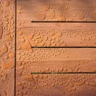 Lavt firkantet sofabord til udendørs stue i naturligt eller sort træ - Suzana Viadurini