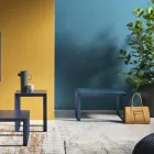 Square Design Metal Sofabord i 2 størrelser - Josyane Viadurini