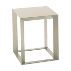 Square Design Metal Sofabord i 2 størrelser - Josyane Viadurini