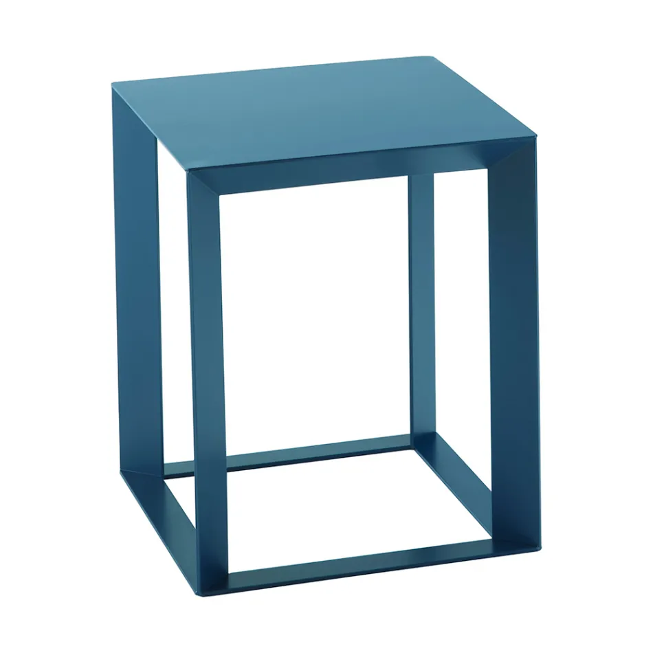 Square Design Metal Sofabord i 2 størrelser - Josyane Viadurini