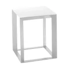 Square Design Metal Sofabord i 2 størrelser - Josyane Viadurini