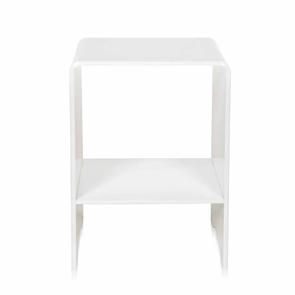 Sofabord / sengelamper Mimi hvid moderne design, fremstillet i Italien Viadurini