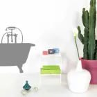 Sofabord / sengelamper Mimi hvid moderne design, fremstillet i Italien Viadurini