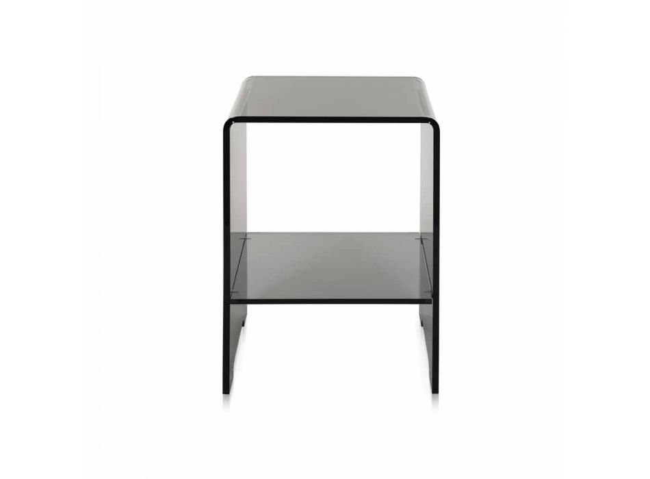 Sofabord / bedside tonet gennemsigtig Mimi moderne design, fremstillet i Italien Viadurini