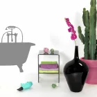 Sofabord / bedside tonet gennemsigtig Mimi moderne design, fremstillet i Italien Viadurini