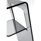 Sengebord i gennemsigtigt eller røget plexiglas fremstillet i Italien - Lollao Viadurini