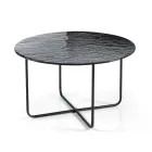 Sofabord med spejl og marmorlignende keramisk bordplade fremstillet i Italien - Giusta Viadurini