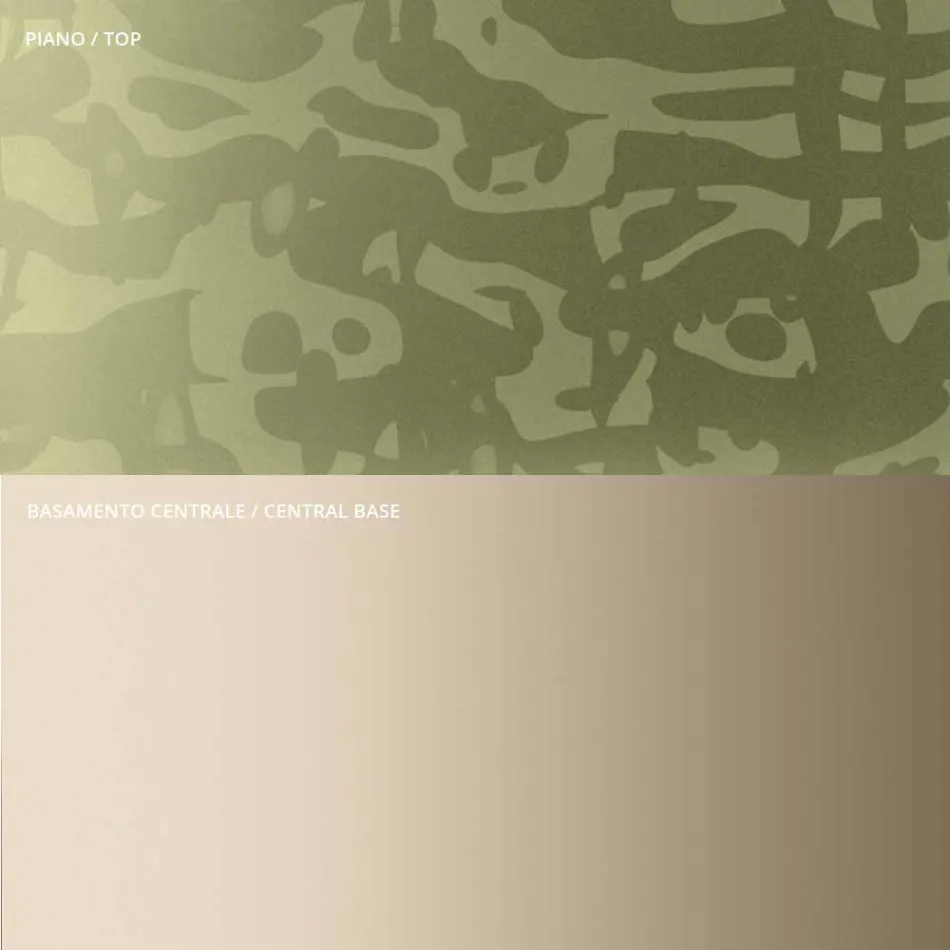 Sofabord med firkantet glas- eller metalplade lavet i Italien - Anakin Viadurini