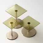 Sofabord med firkantet glas- eller metalplade lavet i Italien - Anakin Viadurini