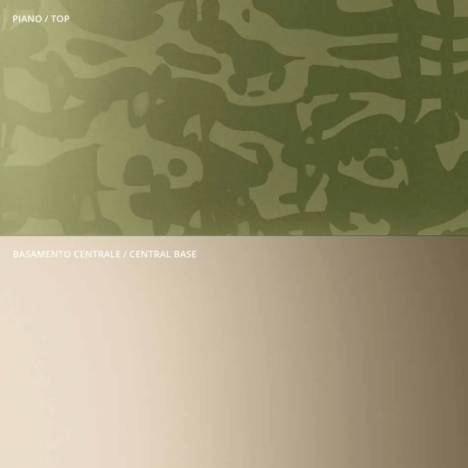 Sofabord med firkantet glas- eller metalplade lavet i Italien - Anakin Viadurini