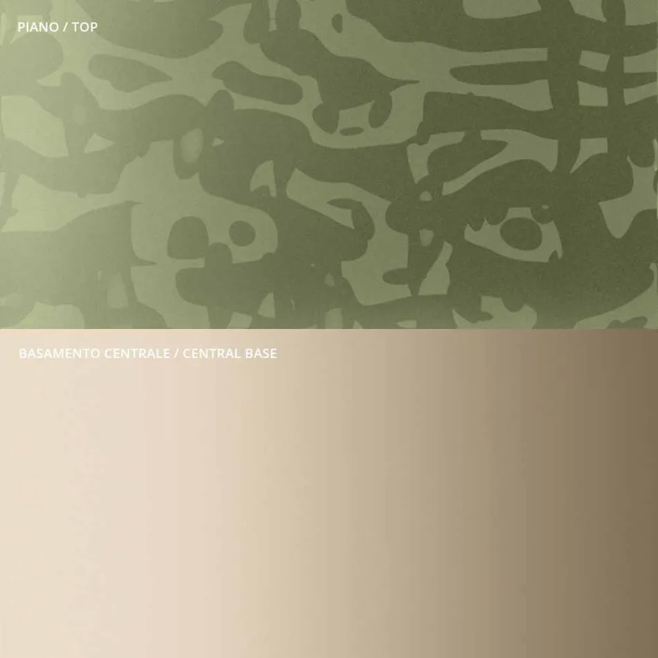 Sofabord med rund glas- eller metalplade lavet i Italien - Anakin Viadurini